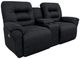 Best® Home Furnishings Customizable Unity Leather Power Reclining Rocker Console Loveseat-0