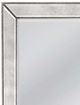 Bassett Mirror Beaded Silver Floor Mirror-1