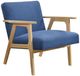 Homelegance® Omara Blue/Natural Accent Chair-0