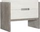 Bernhardt Foundations Light Shale/Linen 2-Drawer Nightstand-0