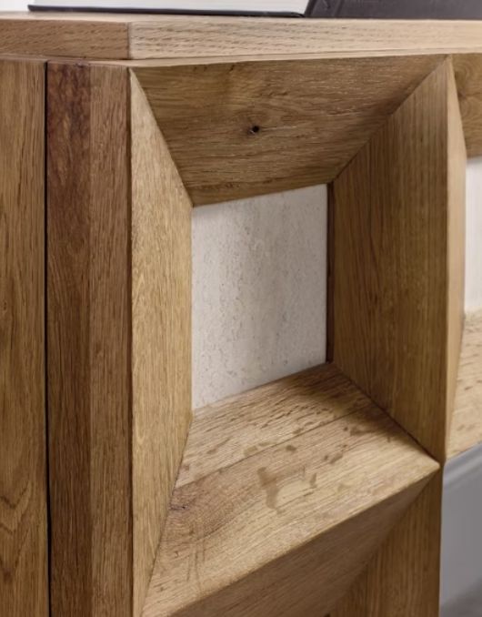 Hooker® Furniture Commerce and Market Haven Medium Natural Oak Console Table-4
