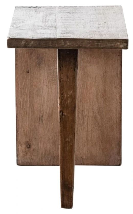 Nest Home Collections Hailey Antique Natural End Table-2