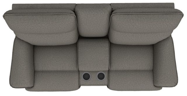 La-Z-Boy® Jay Granite Power Reclining Loveseat with Console, Headrest, and Lumbar-4