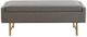Olliix by Madison Park Grey Heath Accent Bench-0