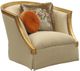 ACME Furniture Daesha Antique Gold/Tan Flannel Accent Chair-0