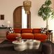 TOV Furniture Azalea Rust Sofa-1