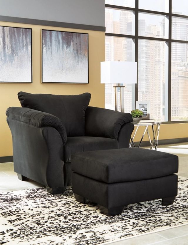 Signature Design by Ashley® Darcy 2-Piece Black Living Room Seating Set-3
