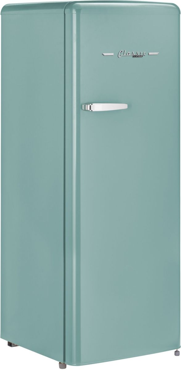 Unique® Appliances Classic Retro 8 Cu. Ft. Ocean Mist Turquoise Counter Depth Top Freezer Refrigerator-3