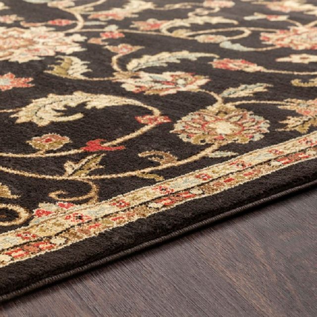 Surya Riley Black 5'x8' Area Rug-4