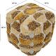 TOV Furniture Sawyer Gold/Natural Tones Tufted Pouf-2