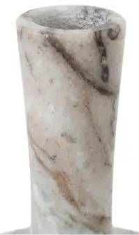 Moe's Home Collection East  Brown Torrent Marble Short Candle Holder-4