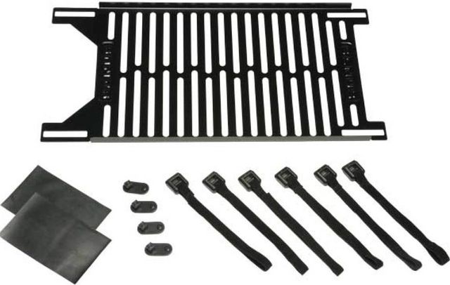 Sanus® Component Series Black Mounted Small Component Organizer-1