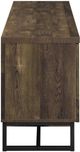 Coaster® Myles Rustic Oak Herringbone TV Console-4