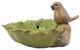 A & B Home Green Outdoor Ceramic Leaf Water Fountain-2