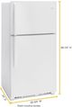 Whirlpool® 33" 21.3 Cu. Ft. White Top Freezer Refrigerator-2
