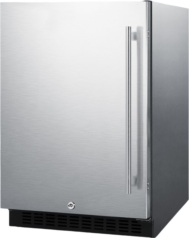 Summit® 4.8 Cu. Ft. Stainless Steel Under the Counter Refrigerator-2