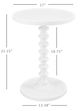 Powell® Spectrum White Side Table-2