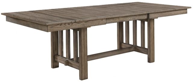 New Classic® Home Furnishings Harrisburg 7-Piece Walnut Brown Dining Set-1