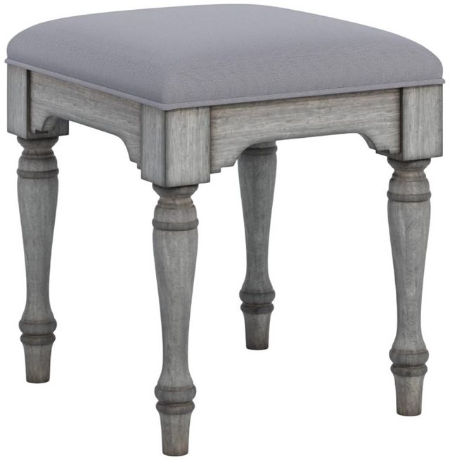 Flexsteel® Plymouth® Distressed Graywash Ottoman