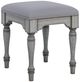 Flexsteel® Plymouth® Distressed Graywash Ottoman-0