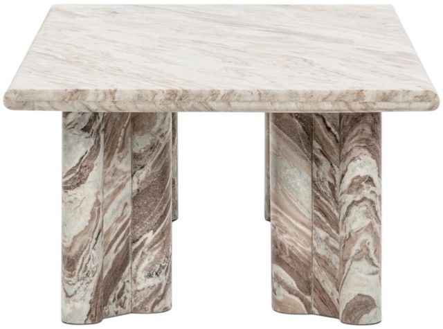 Classic Home Bowman Rusty Gray Marble Coffee Table-3