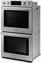 Dacor® Transitional 30" Silver Stainless Double Electric Wall Oven-2