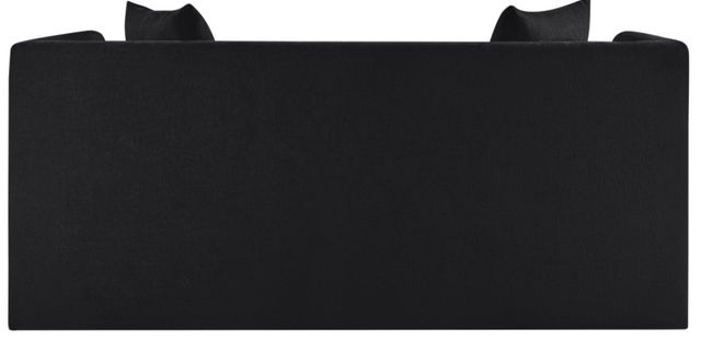 Meridian Furniture Everett Black Chenille Fabric Loveseat-3