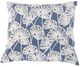 A & B Home Blue/White 18"x20" Embroidered Throw Pillow-0