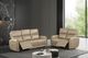 Furniture of America® Schlieren Beige Power Reclining Loveseat-1
