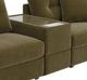 Drew & Jonathan Home ModularOne New Horizon 3-Piece Moss Modular Sectional with Media Charging Console-1