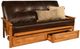 Kodiak Furniture Monterey Oregon Trail Java/Butternut Full Storage Futon with Mattress-0