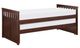 Homelegance® Rowe Dark Cherry 75'' Twin Over Twin Trundle Bed-0