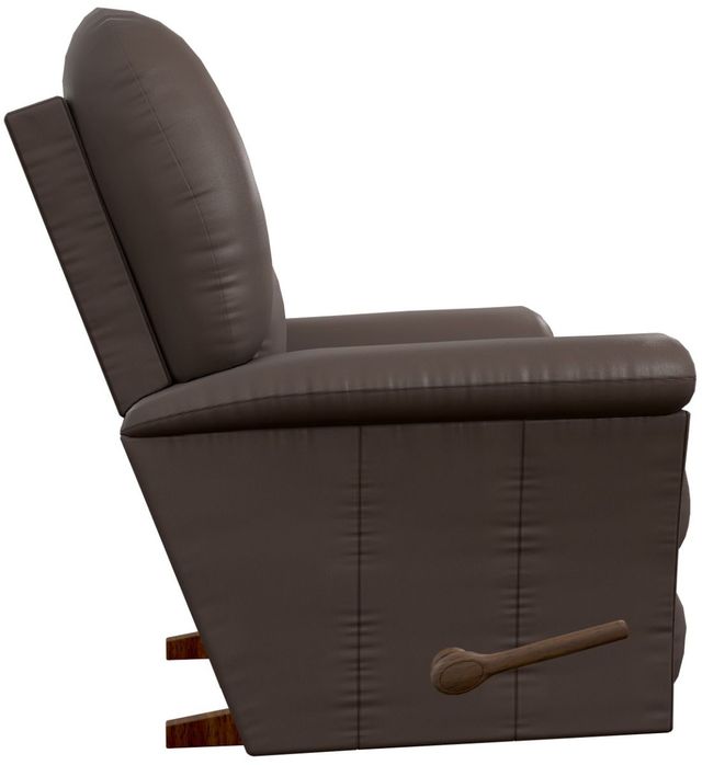 La-Z-Boy® Jasper Dark Brown Leather Manual Rocking Recliner-2