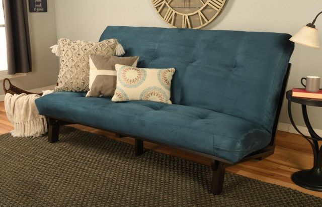Kodiak Furniture Suede Navy 7" Foam Full Futon Mattress -1