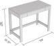 Safdie® & Co Light Grey Computer Desk-1