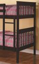 Titus Furniture Espresso Twin/Twin Bunk Bed-1