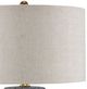 Currey & Company Polka Dot Reactive Blue/Polished Brass Table Lamp-3