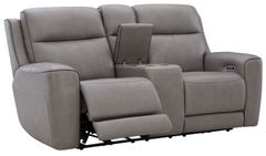 Signature Design by Ashley® 5Z-Comfort Coin Power Reclining Loveseat with Console and Adjustable Headrest