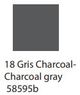 Grande housse de couette bouleau et polyester gris charbon 300 fils Zenima®-2