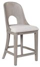 Furniture of America® Sterling West 2-Piece White Oak Counter Chair-0