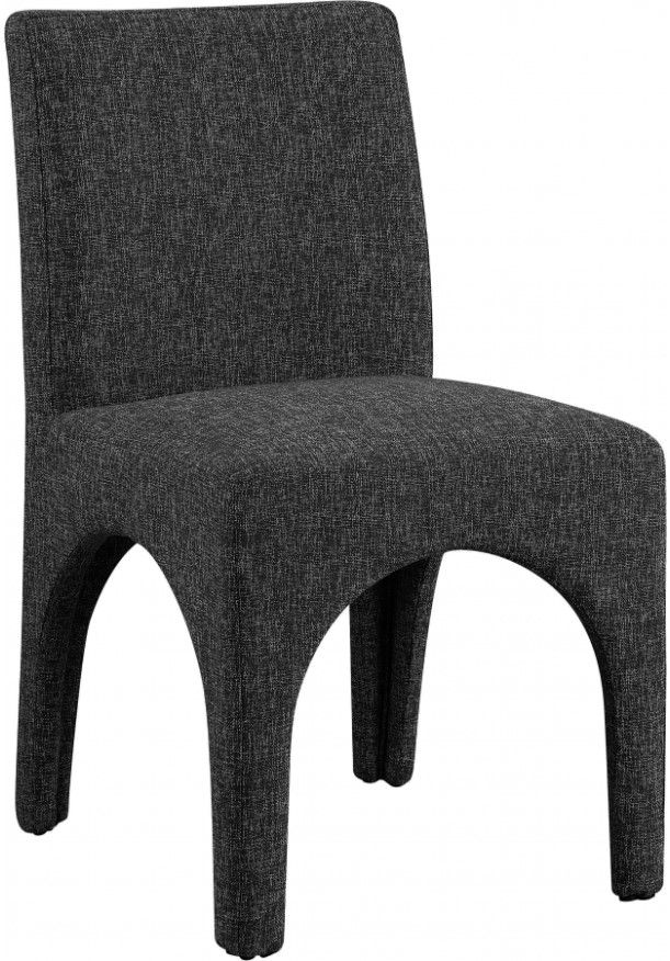 Meridian Furniture Gramercy Black Upholstered Dining Side Chair-0
