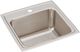Elkay Lustertone® Lustrous Satin 19.5" 1-Hole Single Bowl Drop-in Laundry Sink-0