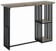 ACME Furniture Zudora Oak Top Counter Height Table with Sandy Black Base-0