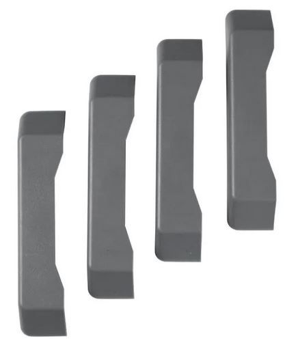Gladiator® 4 Pack Charcoal GearTrack® Channel End Cap