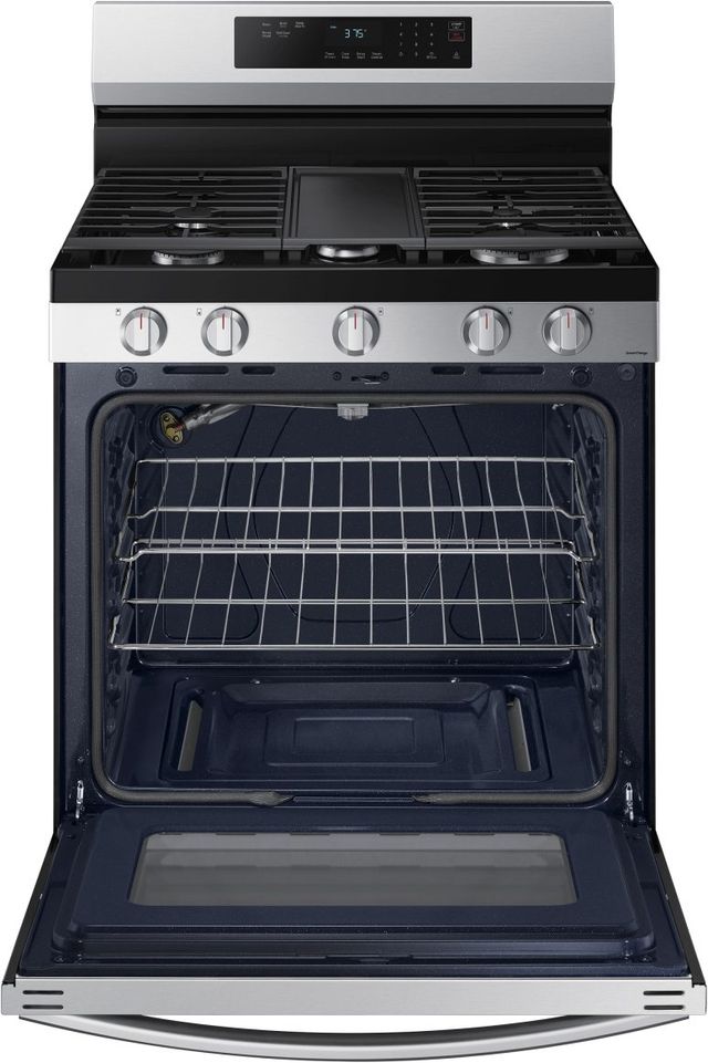 Samsung 30" Stainless Steel Smart Freestanding Gas Range-7