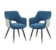 A & B Home Venera 2-Piece Light Blue Dining Chair Set-0