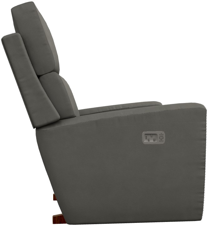 La-Z-Boy® Apollo Blue Gray Leather Power Rocking Recliner