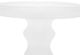 A & B Home 2-Piece White Frosted Pedestal Glass Candle Holder Set-5