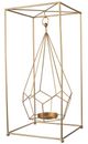 A & B Home Gold Metal Candle Holder-0