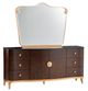 Michael Amini® Camellia Field Warm Pecan Dresser and Mirror-0
